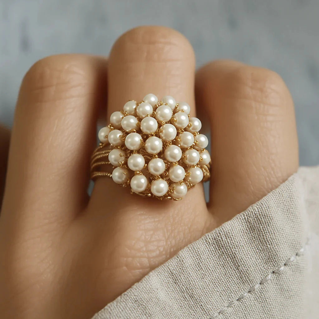 Bush™ | Inlaid Pearls Ring