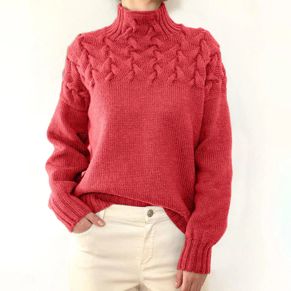 Elena | Warm Knitted Turtleneck