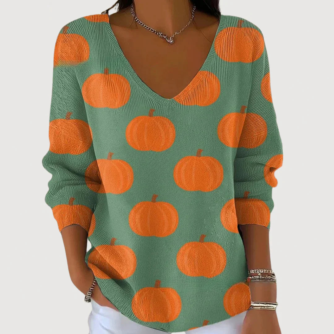 Hannah™ | Soft V-Neck Sweater