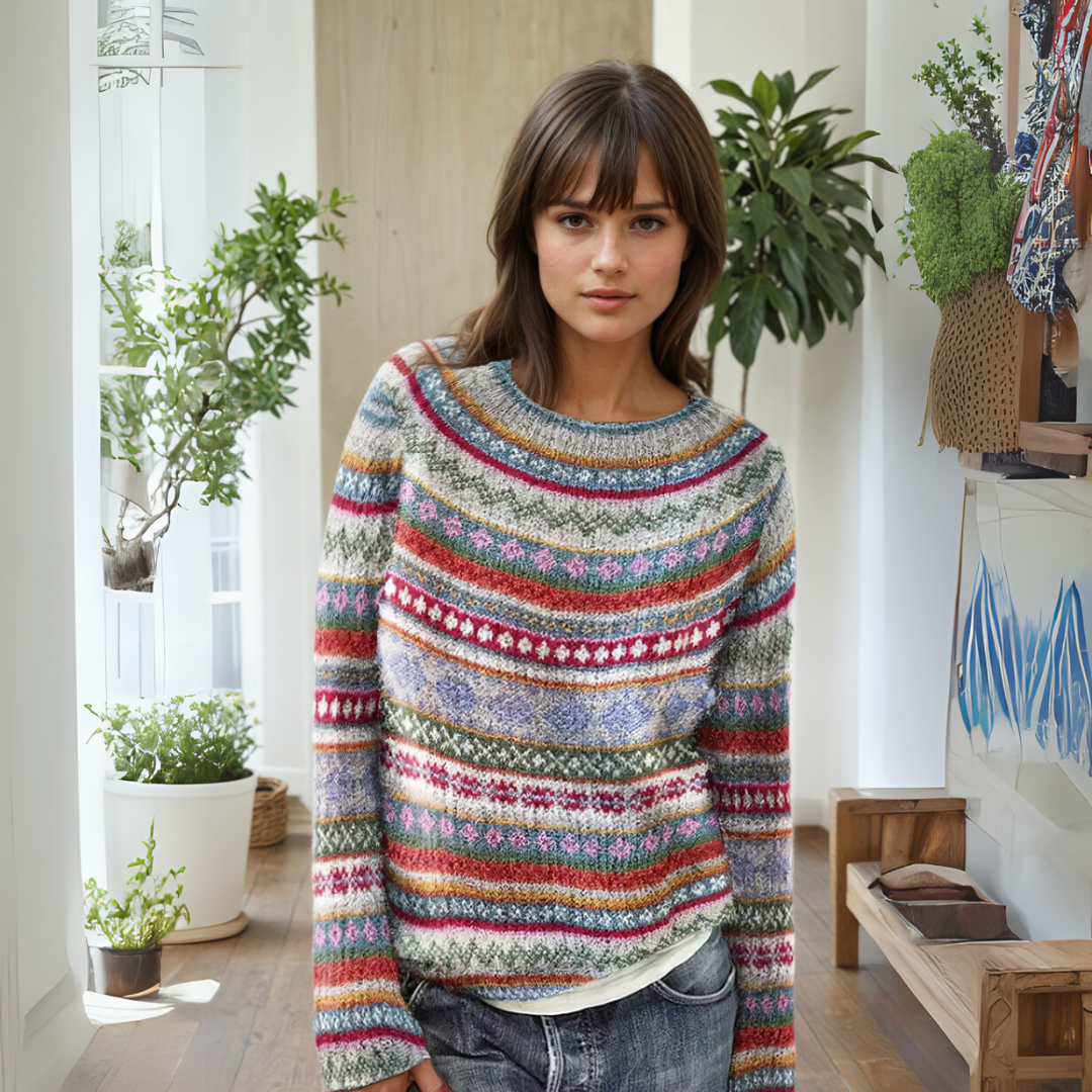Sophia | Loose and Cozy Striped Sweater