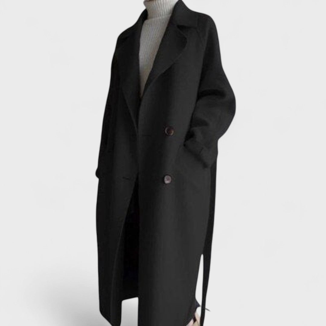 Anda™ | Long Classic Wool Coat