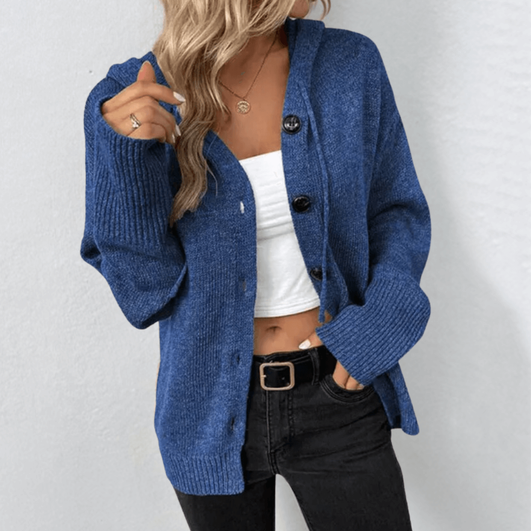 Brittan - Knitted Cardigan With Buttons