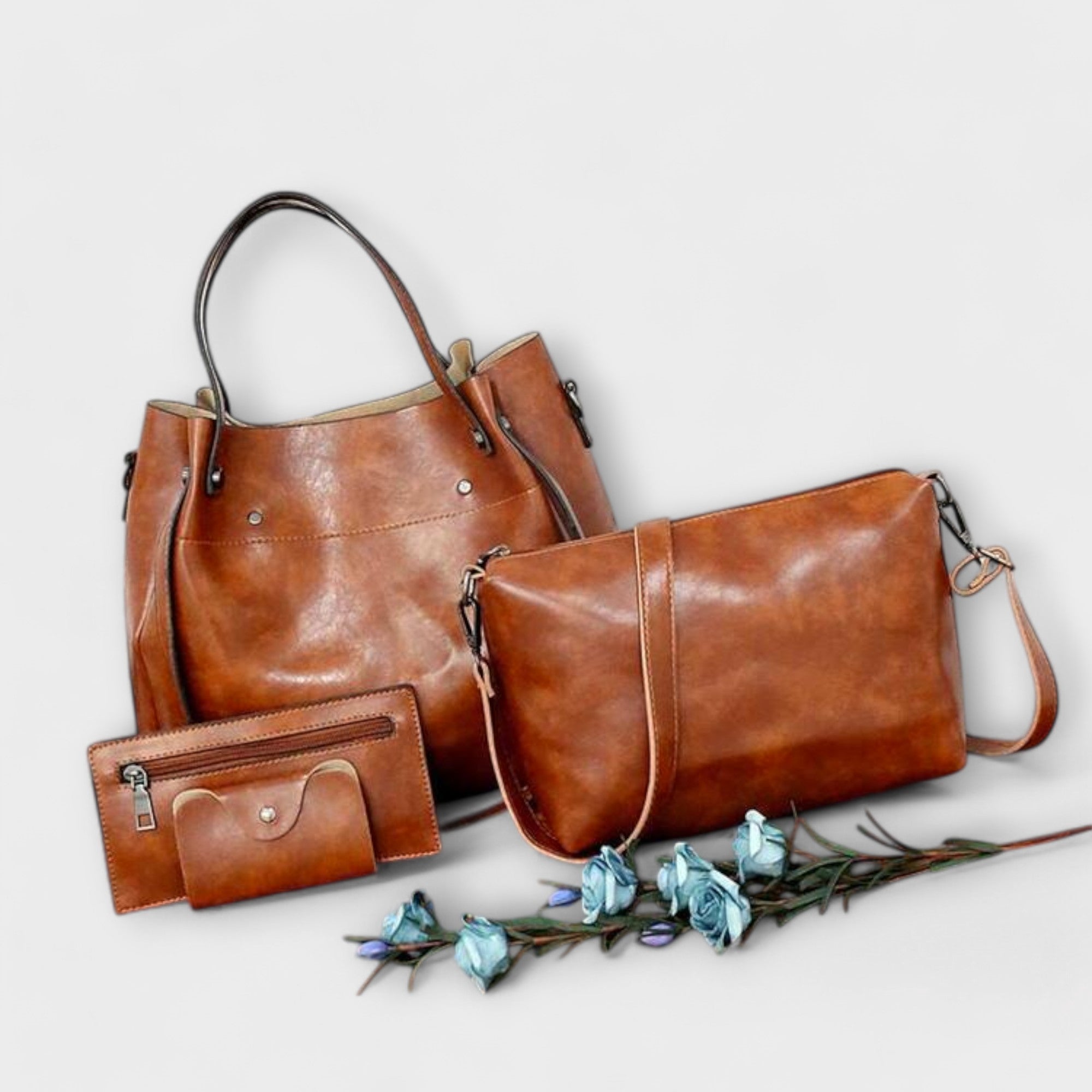 Azura - 4-Piece Vintage Bag Set