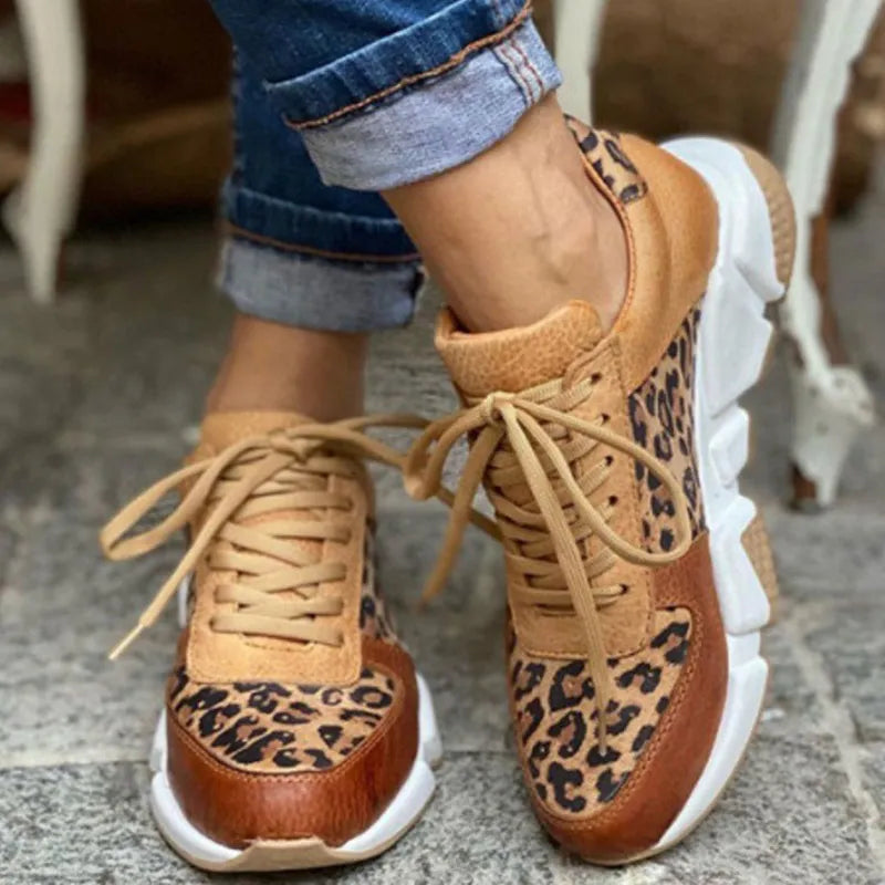 Mira | Comfortable Leopard Sneakers
