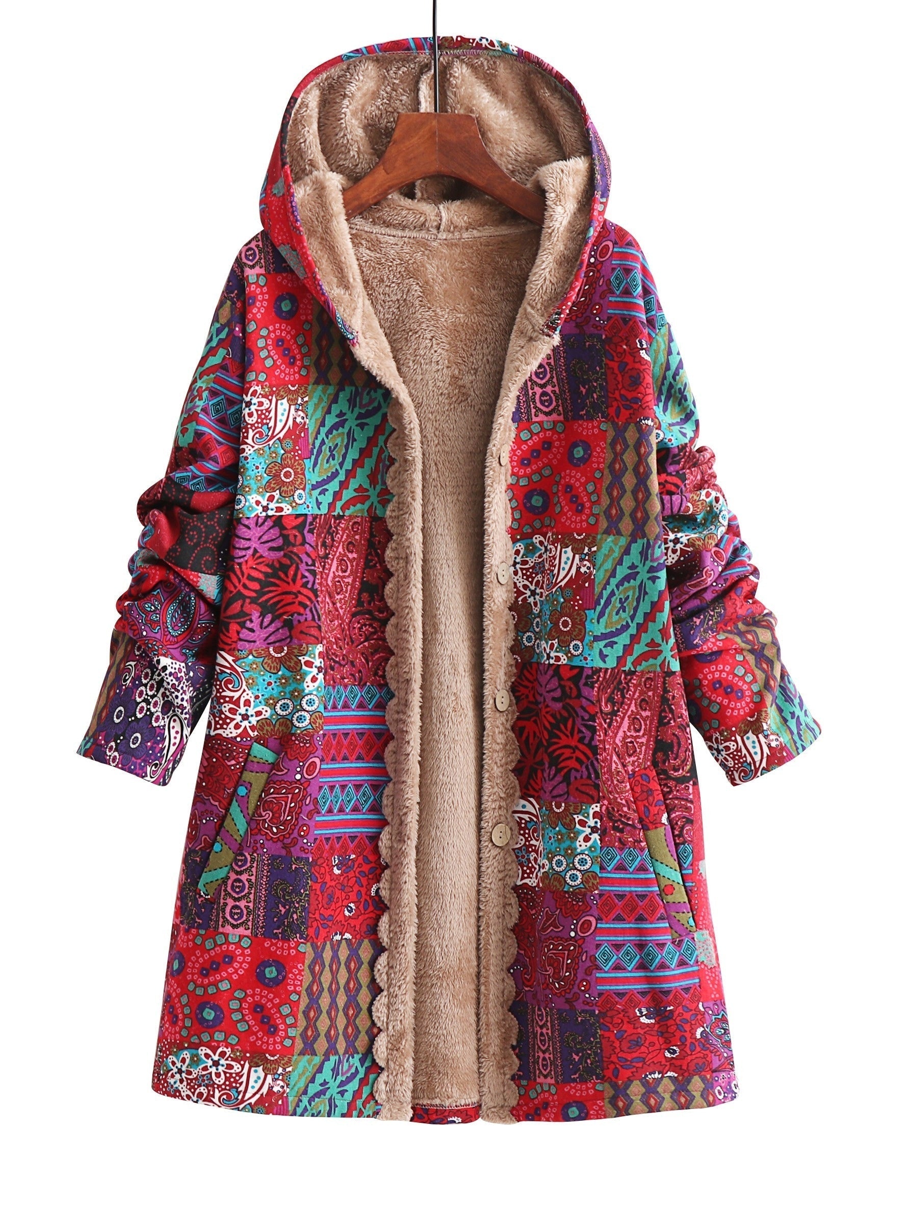 Lydia™| Boho Patchwork Coat