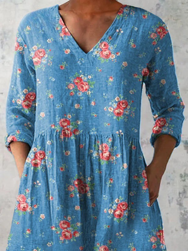 French Rose Linen Tunic – Lovely Comfort