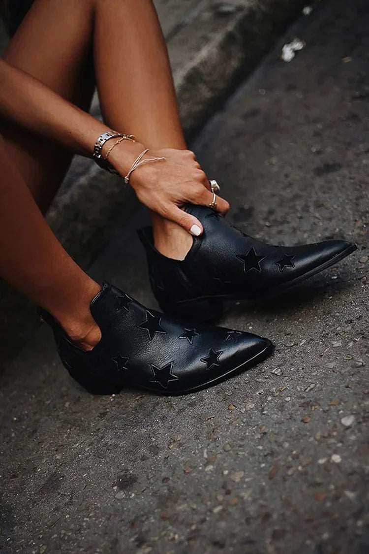 Everly & Rose | Texan Boots with Stars