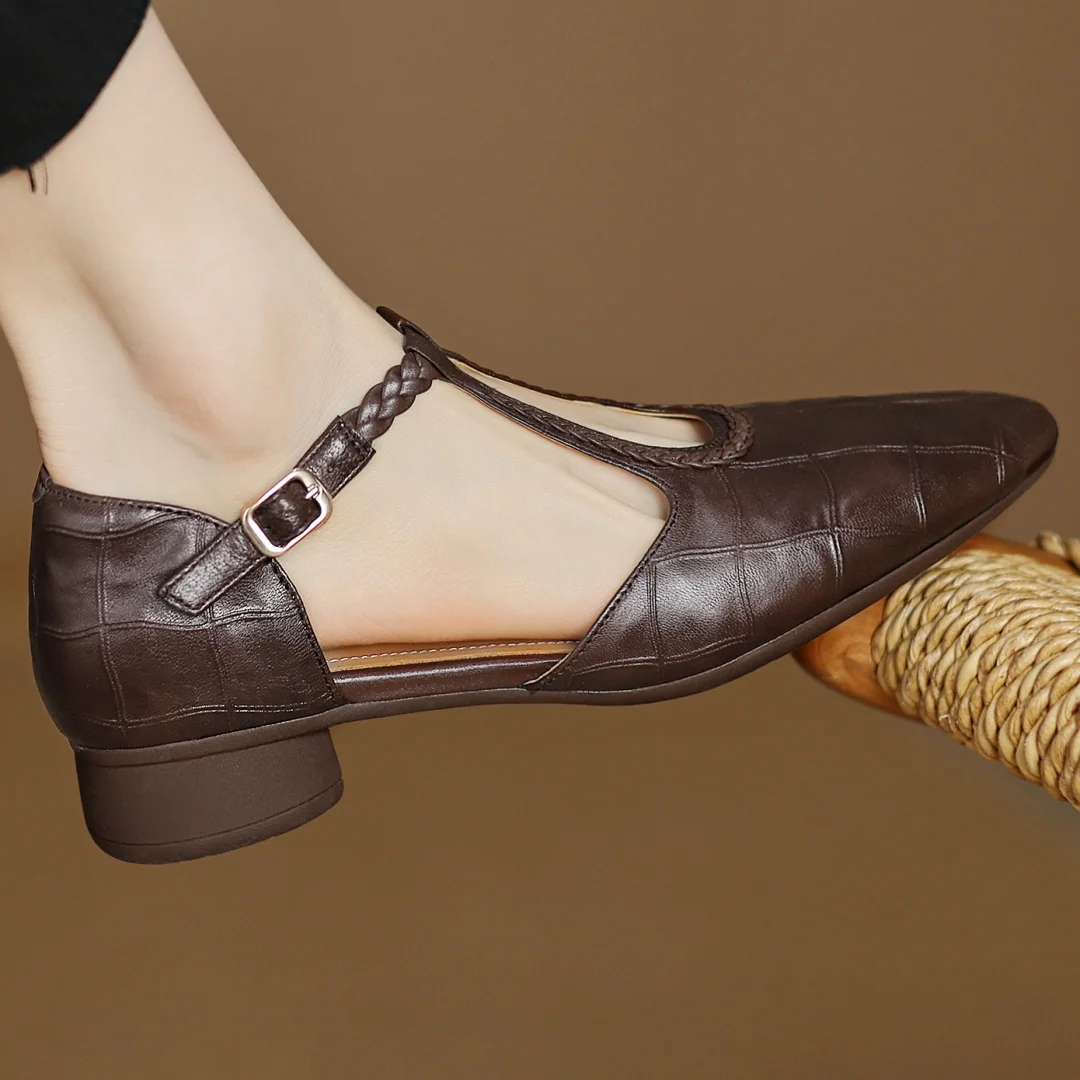 Everly & Rose | Leather Mary Janes
