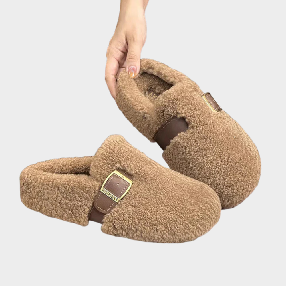 Elara™ | Warm Fluffy Loafers