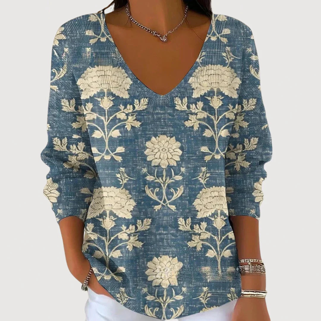 Hannah™ | Cozy V-Neck Sweater