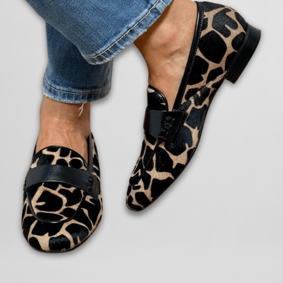 Noemi - Animal Print Loafers