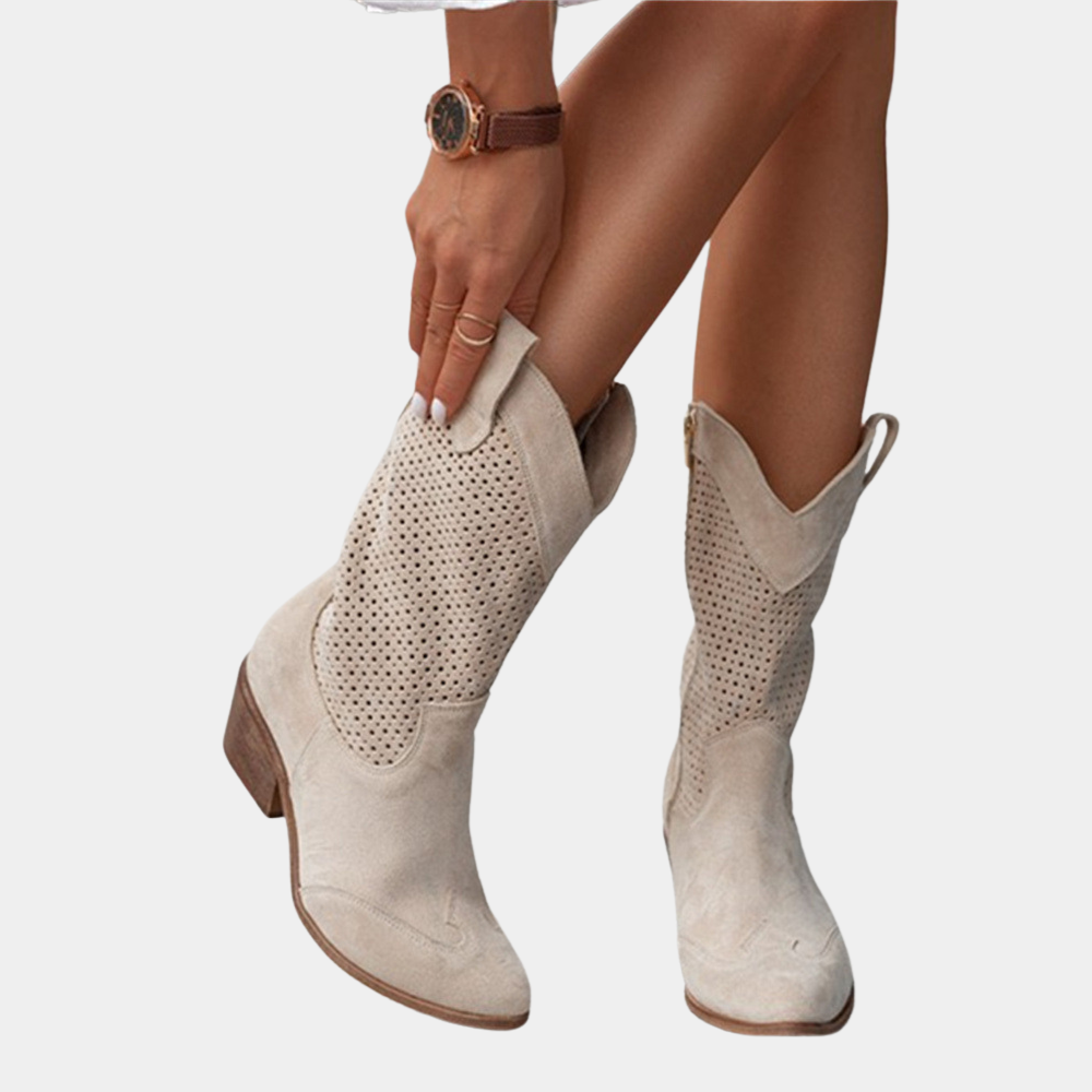 Natalie™ | Cowboy Style Orthopedic Boots
