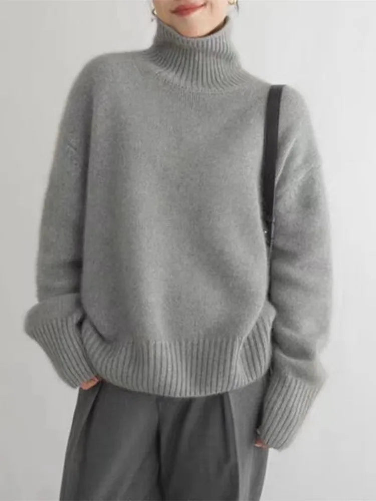 Emma | High Neck Sweater