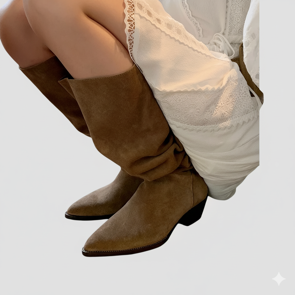 Thea | Suede Retro Autumn Boots