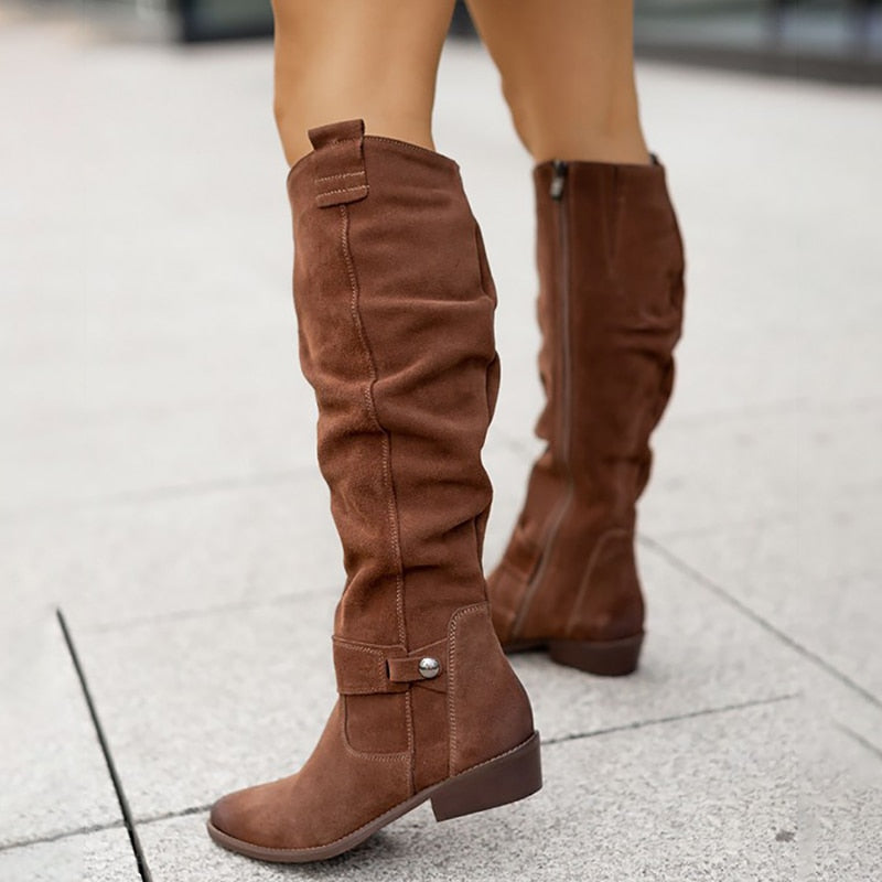 Lina™ | Warm Suede Boots For Women
