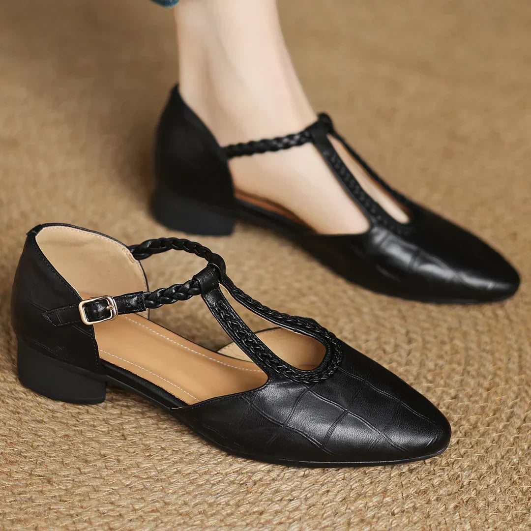 Everly & Rose | Leather Mary Janes