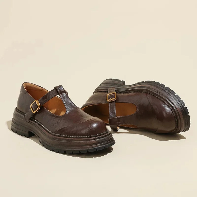 Giorgia | Elegant Mary Jane Shoes in High-Quality Leather