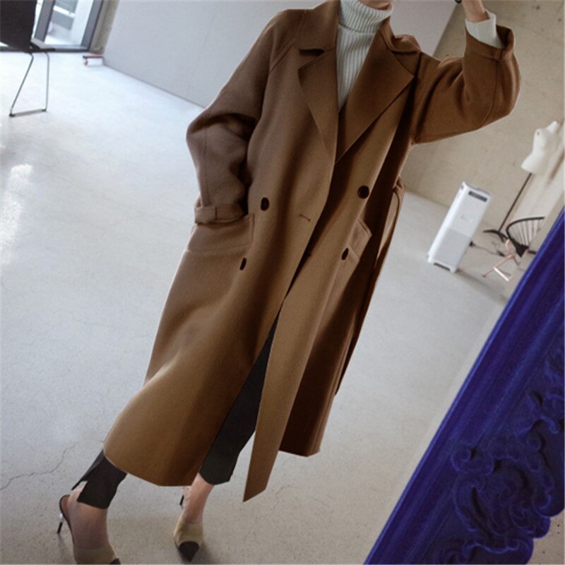 Anda™ | Long Classic Wool Coat