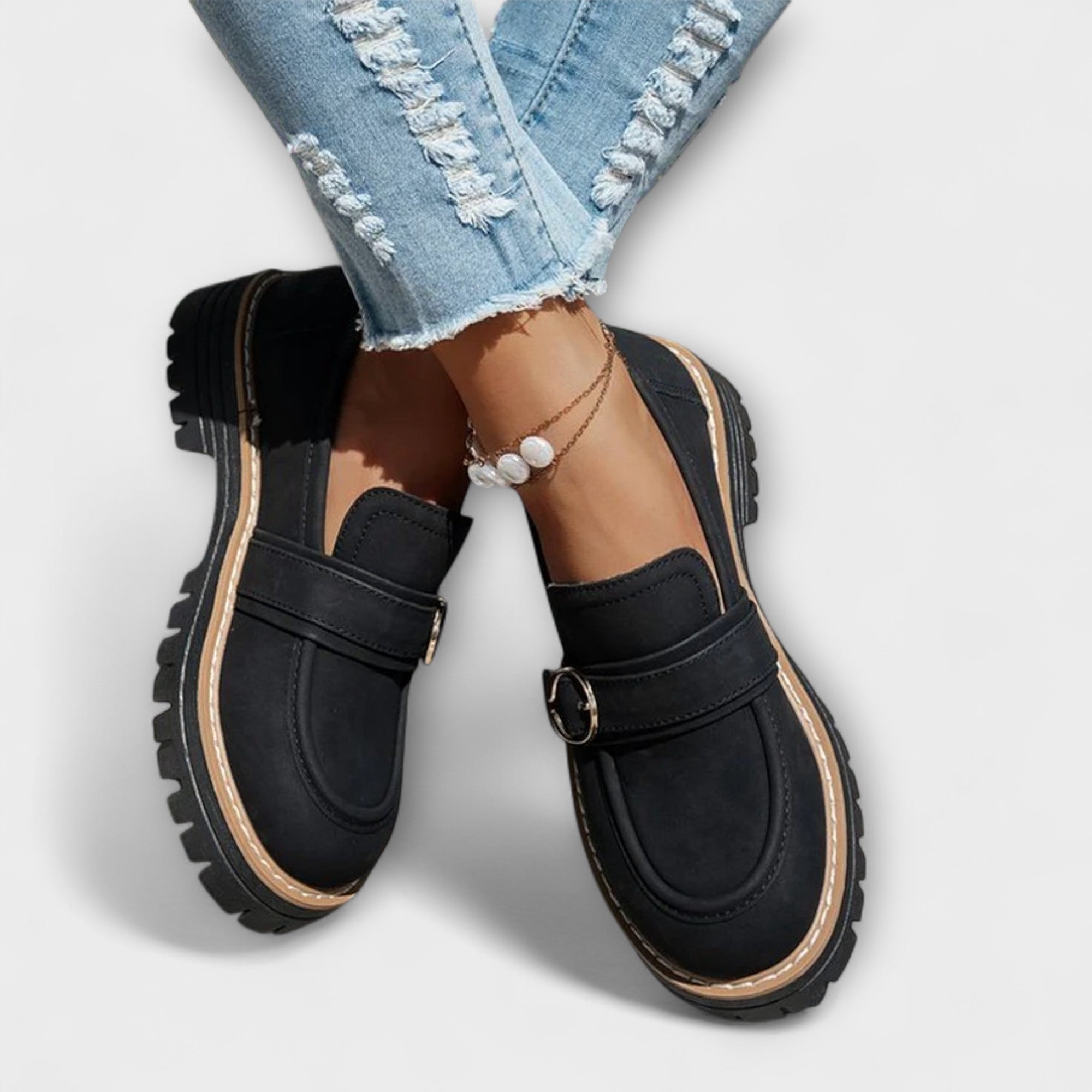 Everly & Rose – Elegant Casual Moccasins with Rounded Toe for a Sophisticated Look