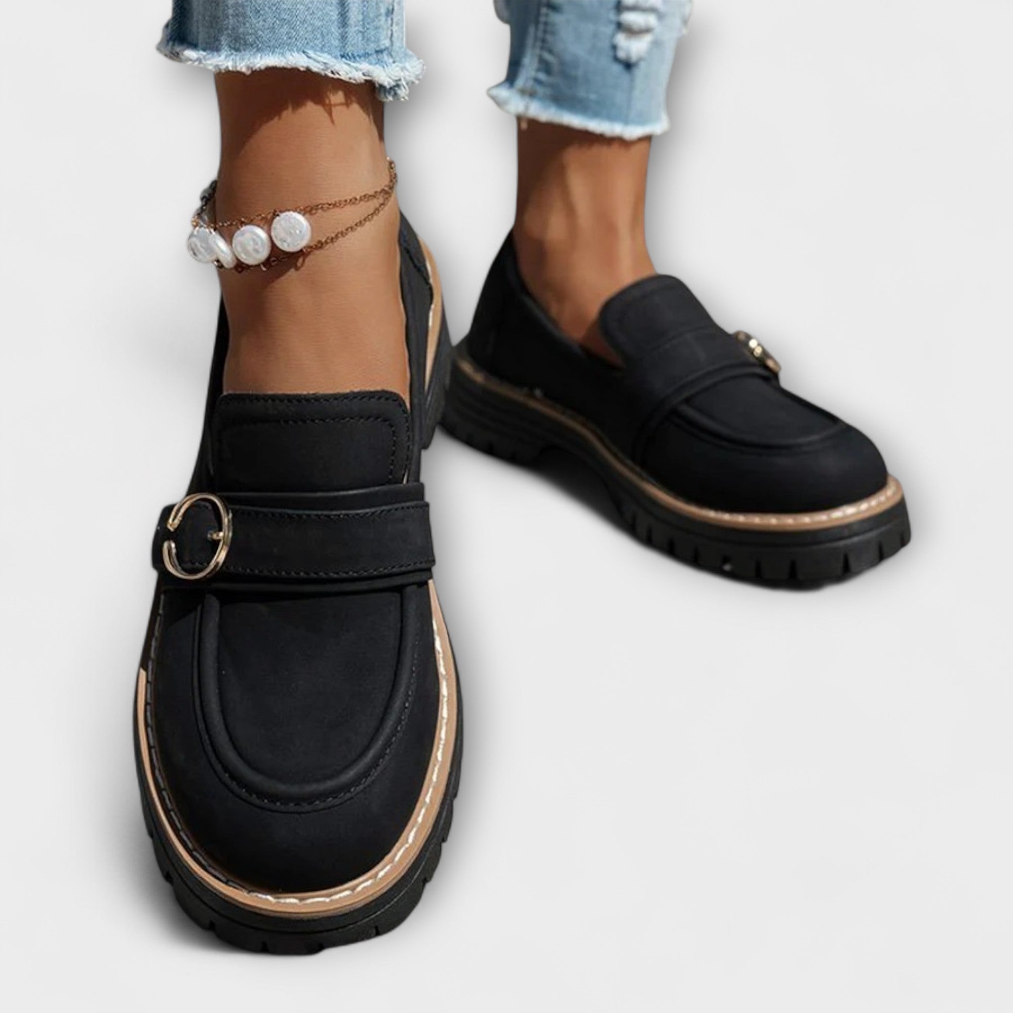Everly & Rose – Elegant Casual Moccasins with Rounded Toe for a Sophisticated Look