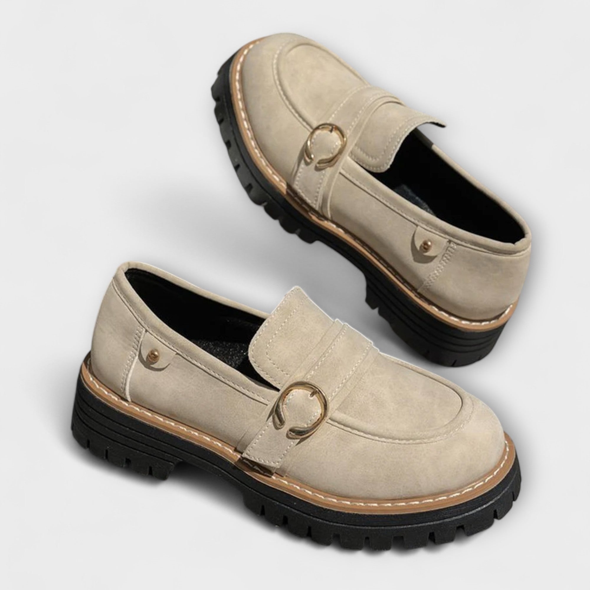 Lora – Elegant Casual Moccasins with Round Toe for a Sophisticated Look