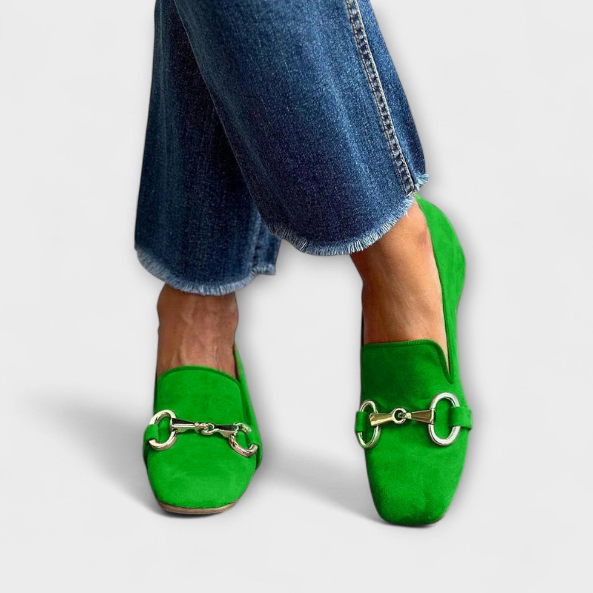 Taliah – Loafers with Square Toe and Buckle