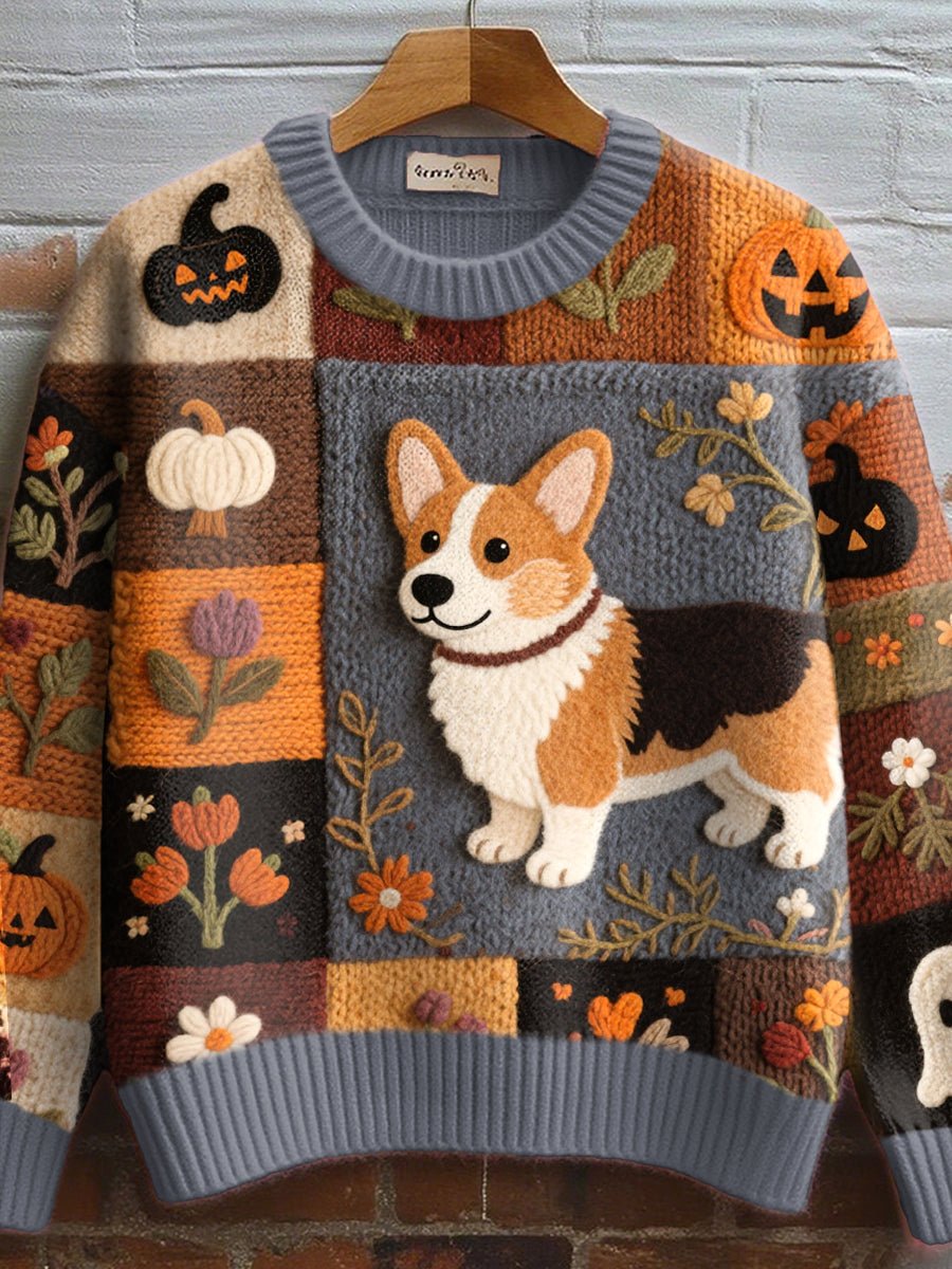 Luna™ | Autumn Corgi Sweater