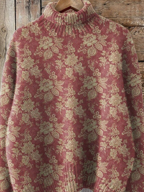Joyce™ | Vintage floral print sweater