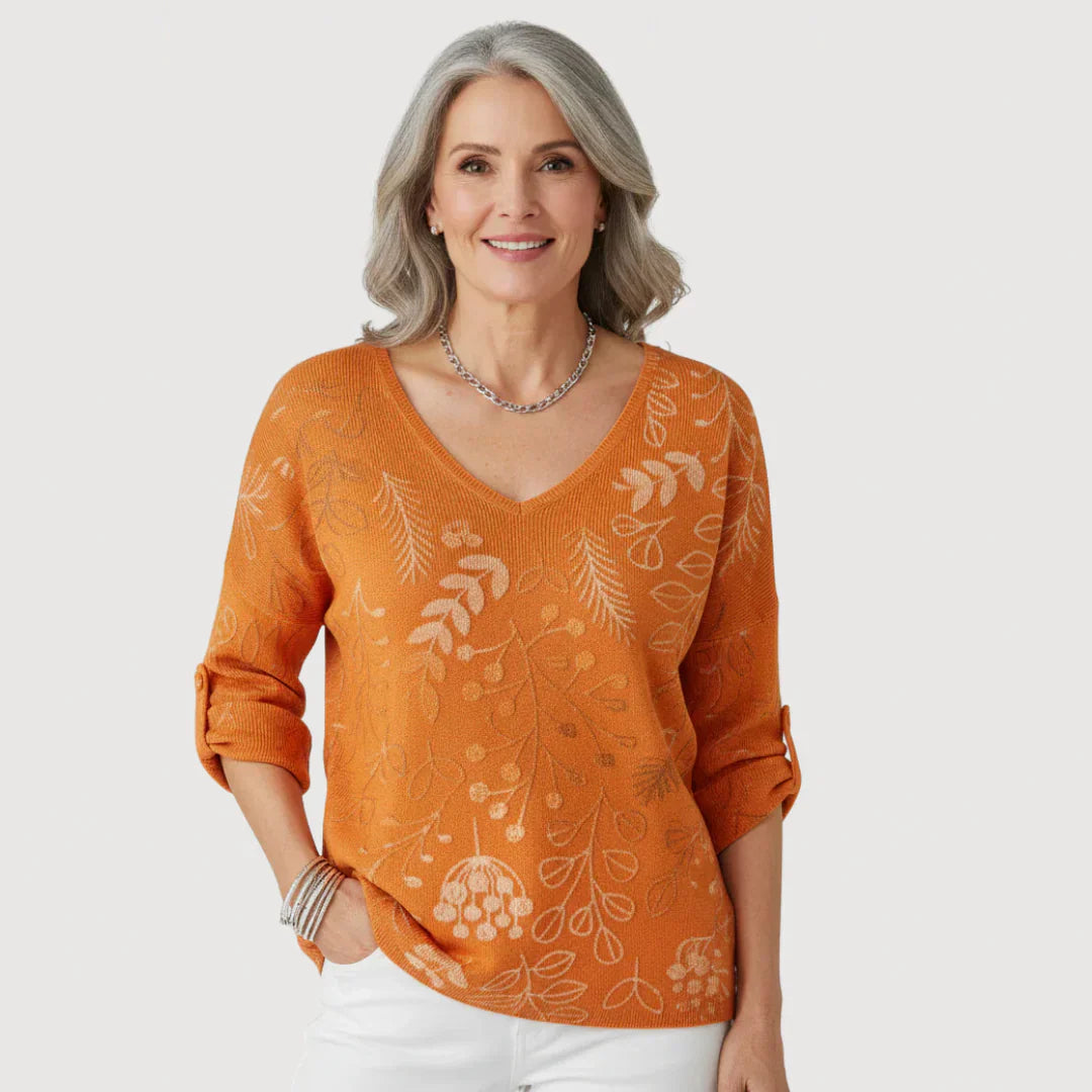 Savannah™ | Cozy V-Neck Sweater