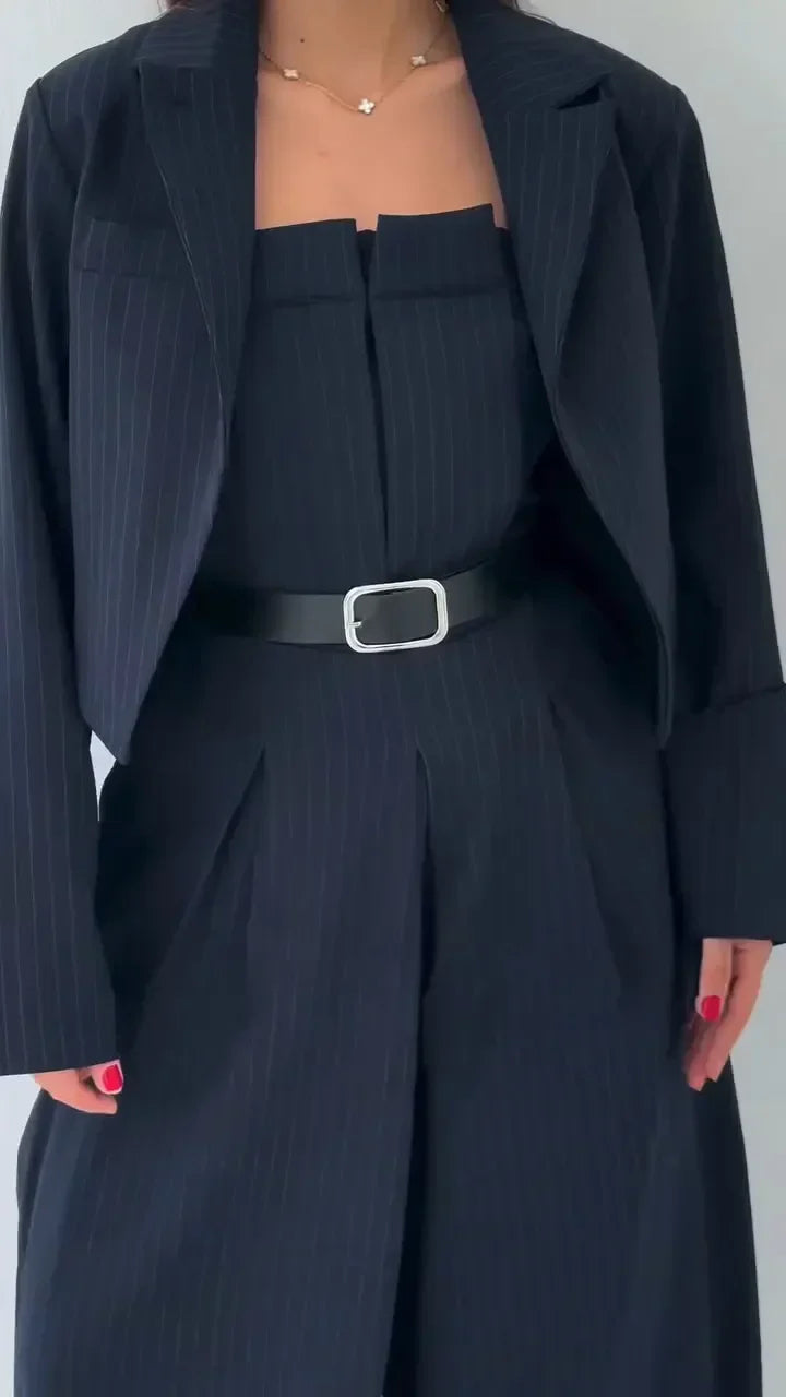 Allie™ | Bustier Set with Jacket – Elegant & Trendy Style