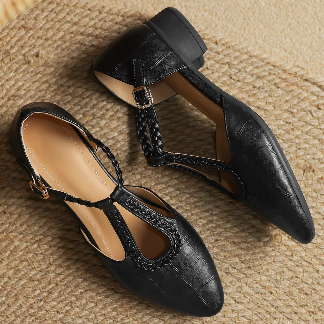 Everly & Rose |  Leather Mary Janes