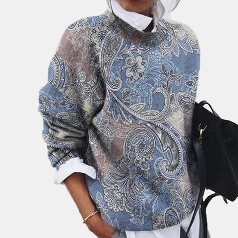 Kryssandra™ | Printed Pullover Sweater