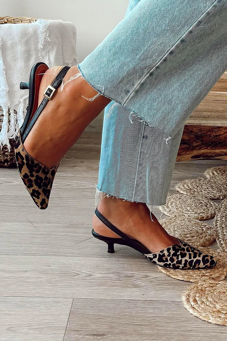Everly & Rose | SLINGBACK ANIMALIER