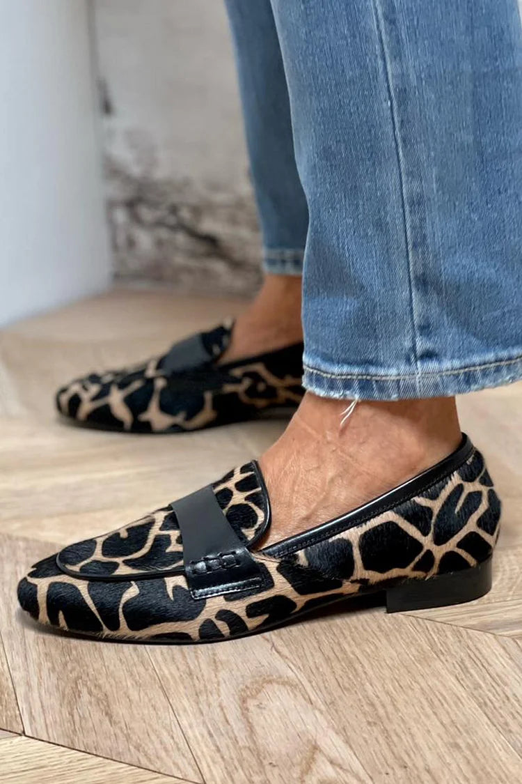 Everly & Rose | ANIMAL PRINT LOAFERS