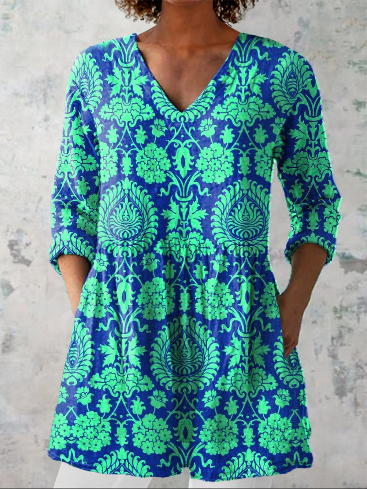 Summer Ethnic Print Tunic – Bright Style