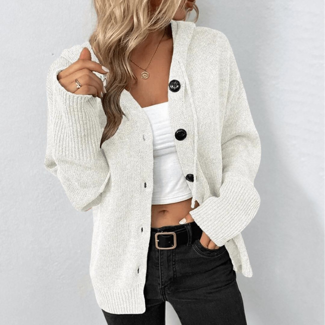 Scarlett | Knitted Cardigan with Buttons