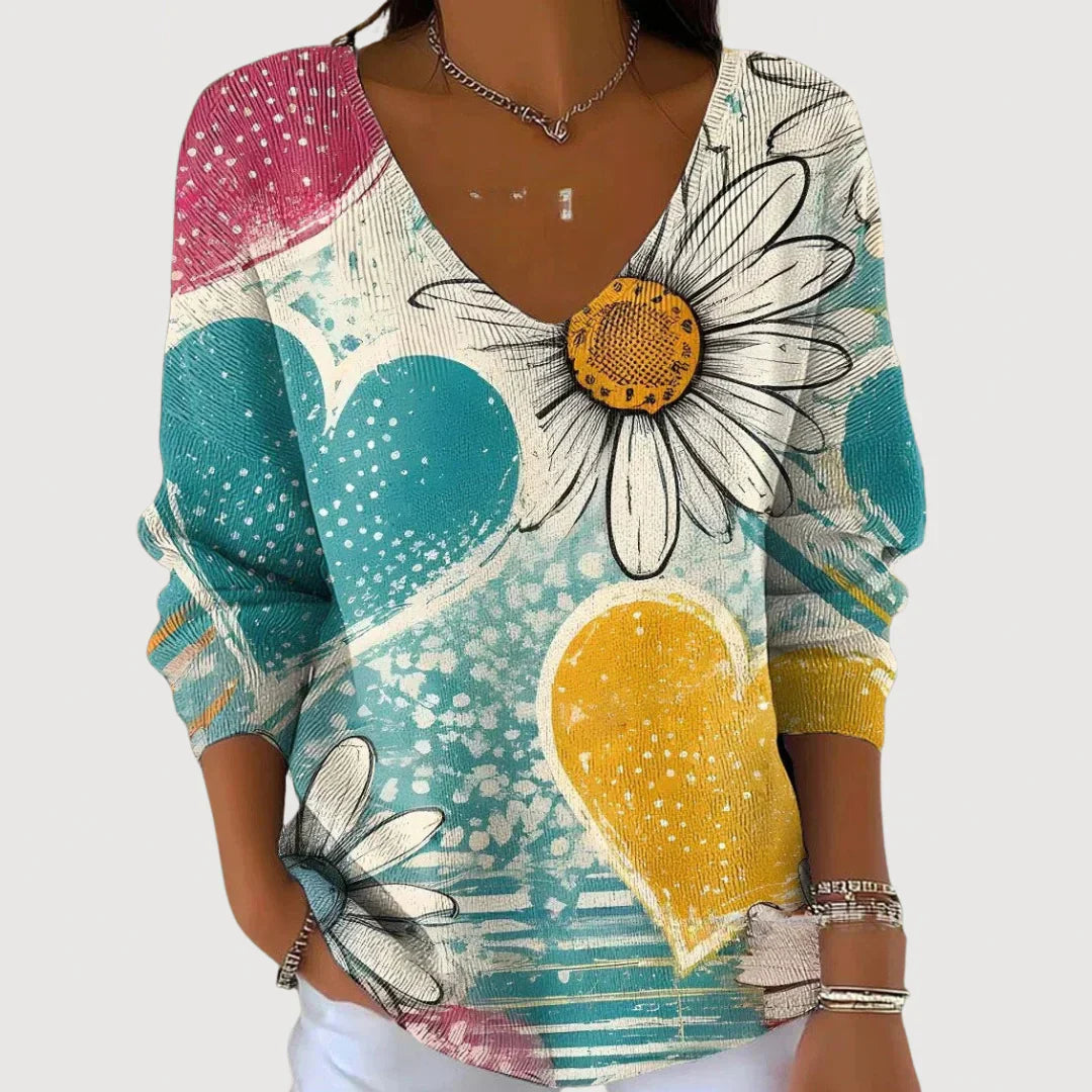 Kathy™ | Cozy V Neck Sweater