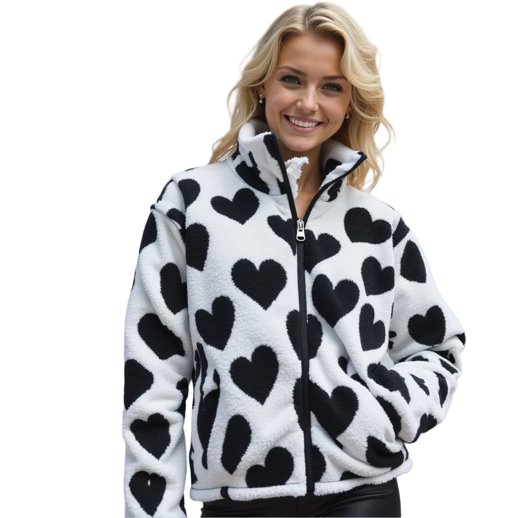 Katharina™ | Reversible Soft Hearts Jacket