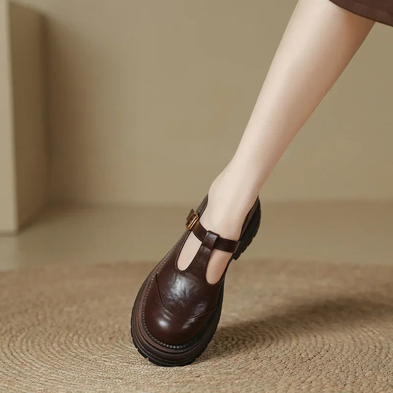 Giorgia | Elegant Mary Jane Shoes in High-Quality Leather