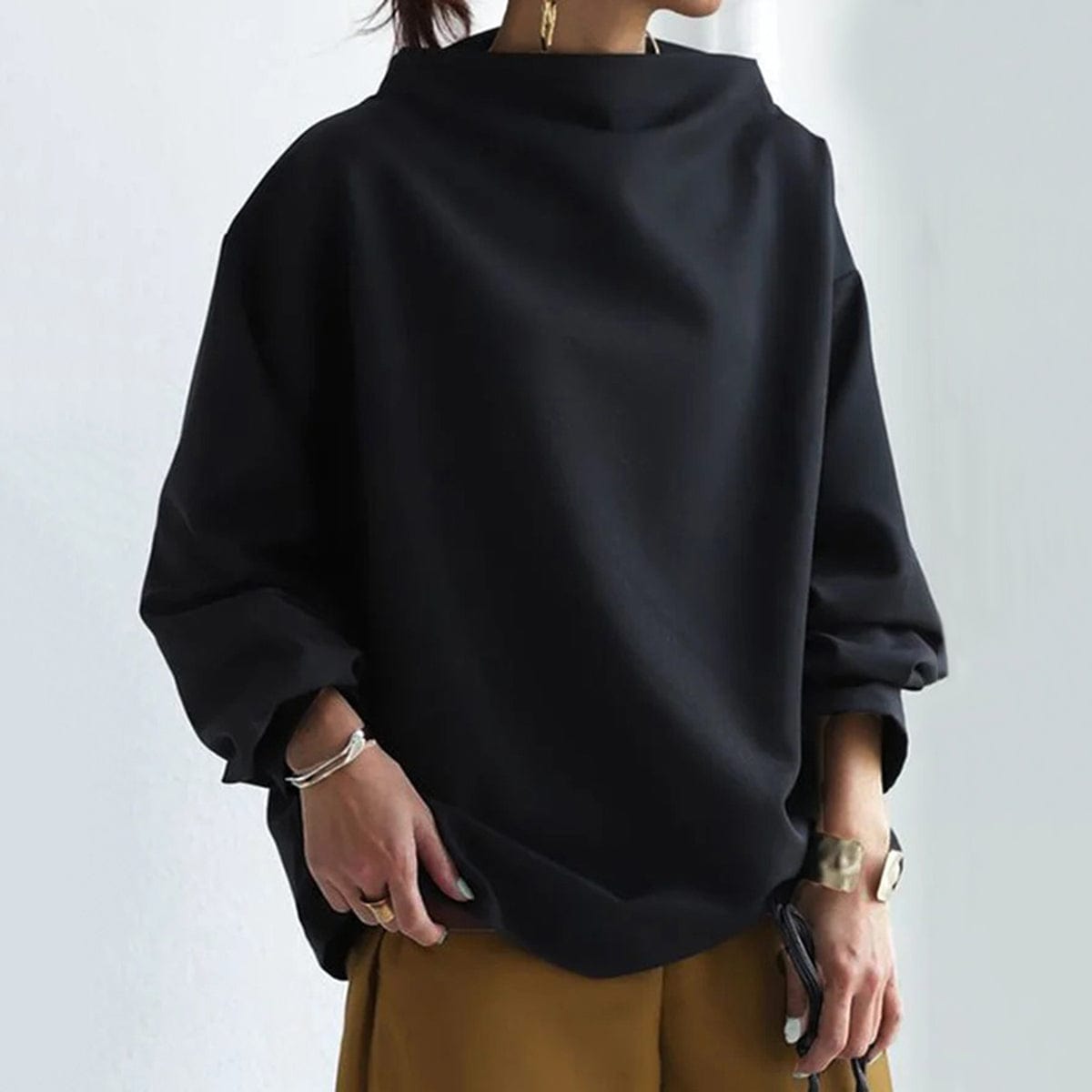 Margot™ | High-Neck Soft Knit Top