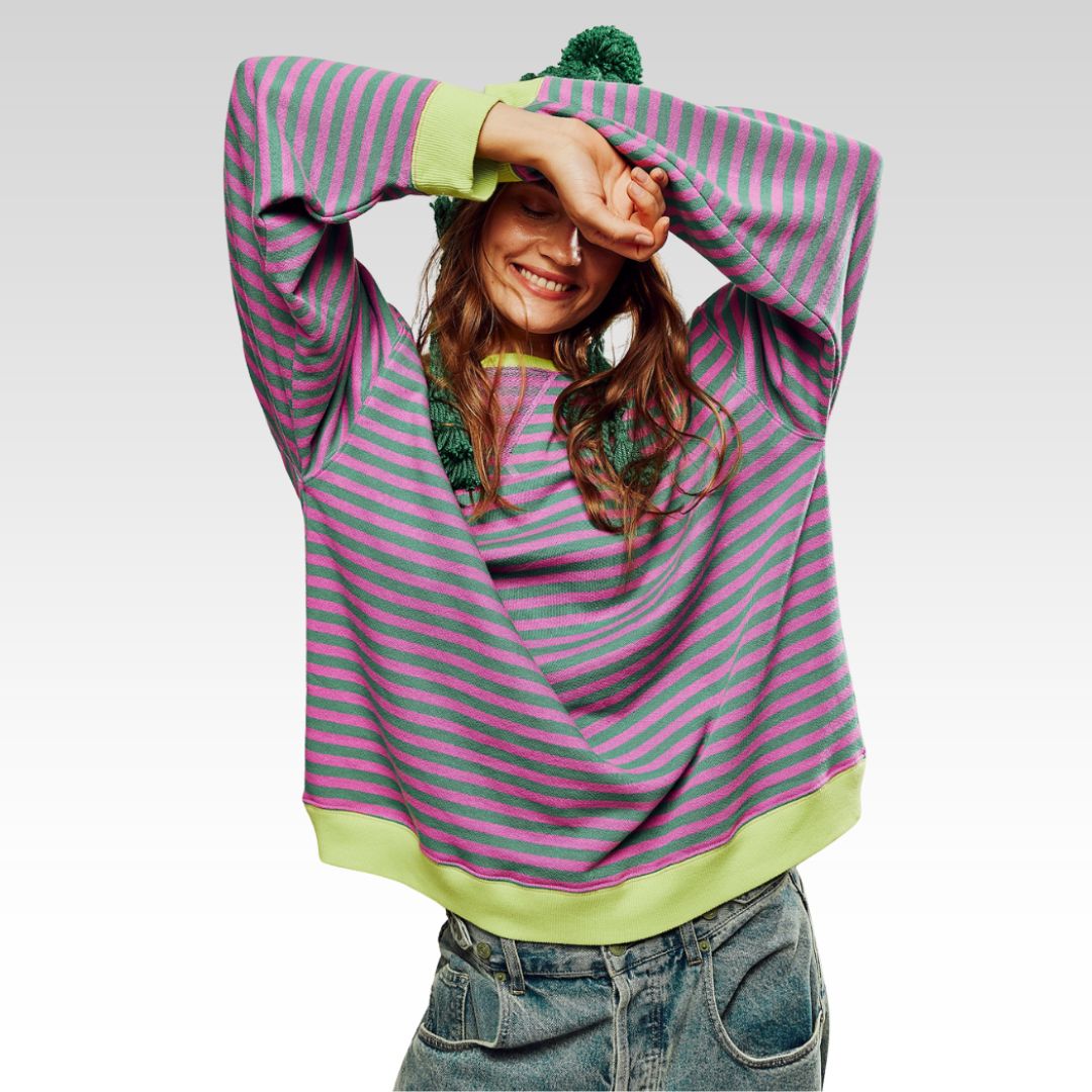 Ayla | Striped Oversized Sweater