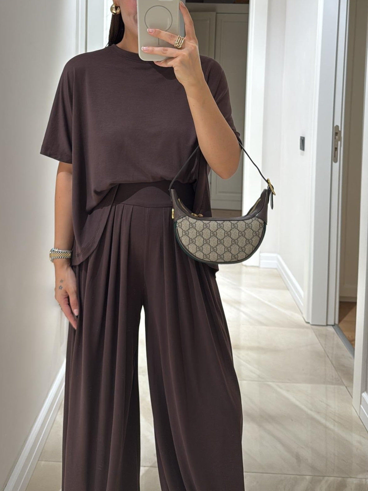 Leanne™ | Casual Top & Wide-Leg Pants Set