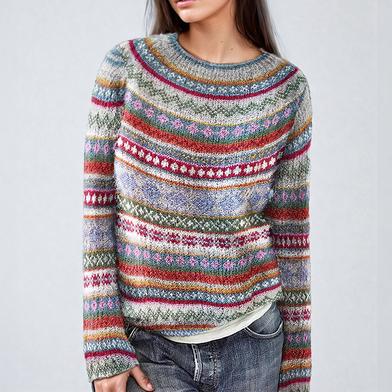 Maya | Classic Fair Isle Sweater