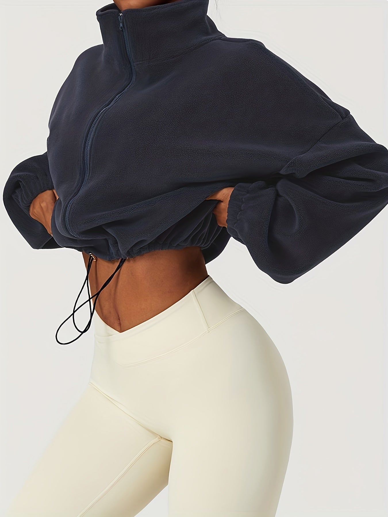 Isabella | Fleece Crop Top