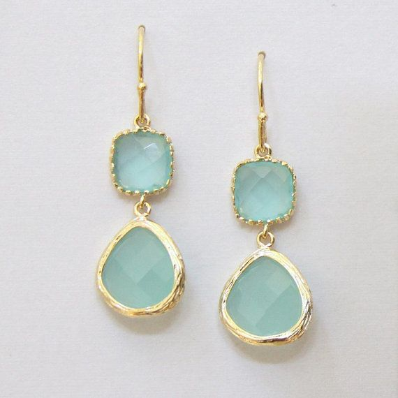 Aurora™ | Vintage Turquoise Moonstone Earrings
