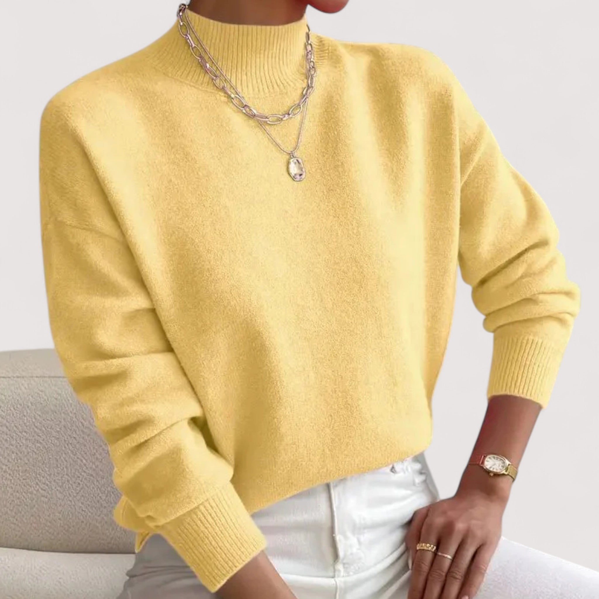 Aubree™ | Elegant and Comfortable Turtleneck Sweater