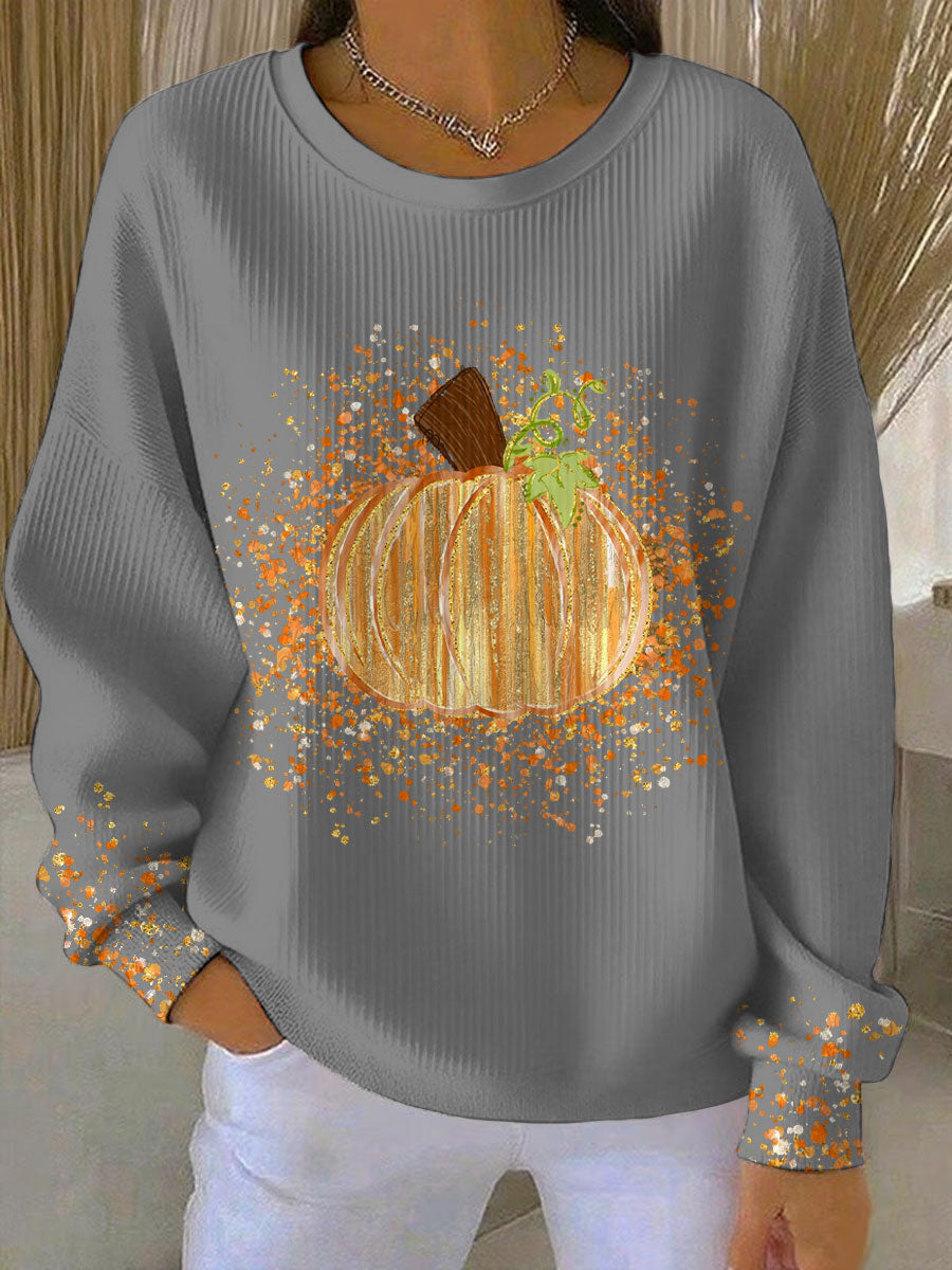 Bridgette™ | Pumpkin Art Sweatshirt